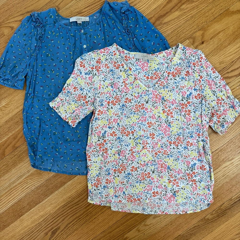 LOFT Floral Blouses